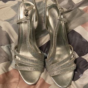 Silver heels